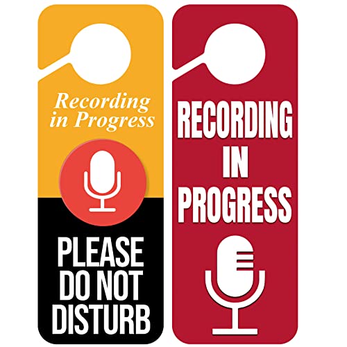 Do Not Disturb Door Hanger Signs - 2 Pack