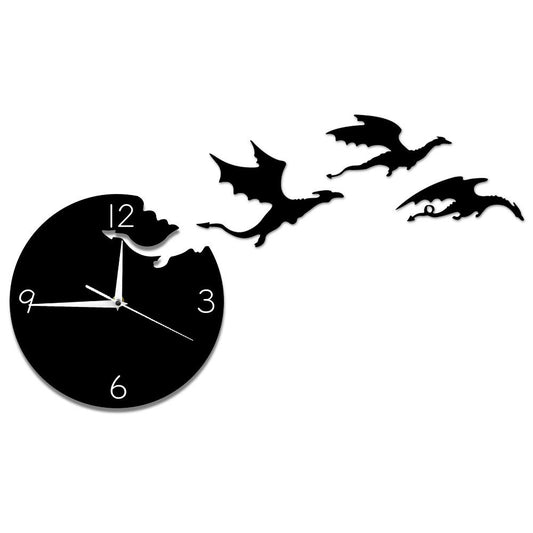 Flying Dragon Wall Clock