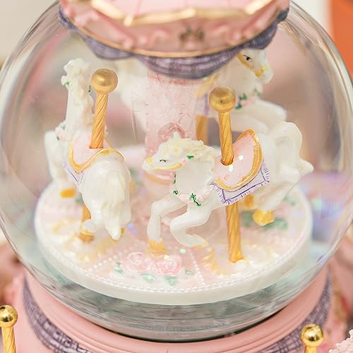 Gift Wrapped Unicorn Music Box Carousel