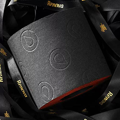 Renova Black & Red Toilet Paper - Luxury Edition