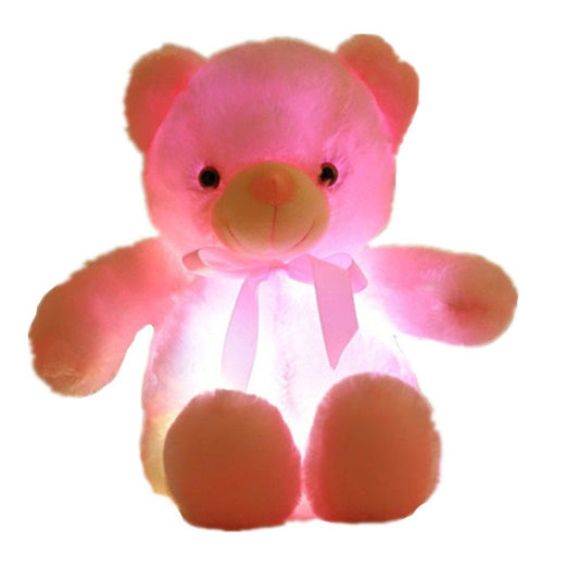 LED Glowing Teddy Bear Plush Toy - Pink