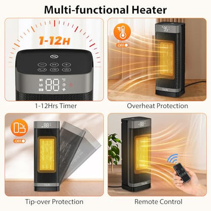 Space Heater with Thermostat