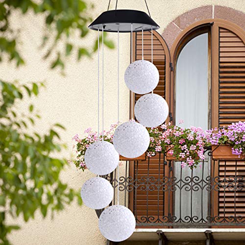 Solar Wind Chime Lights