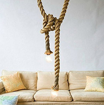 Retro Hemp Rope Lights