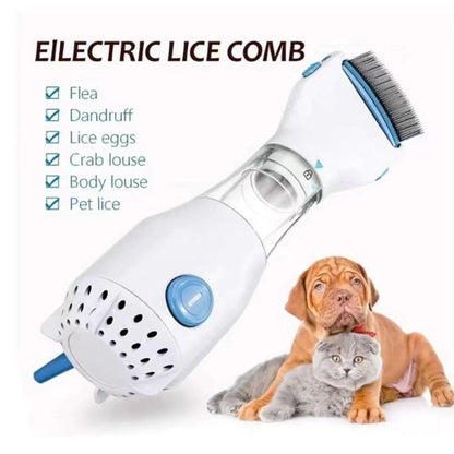 Electric Head Lice Vacuum Comb