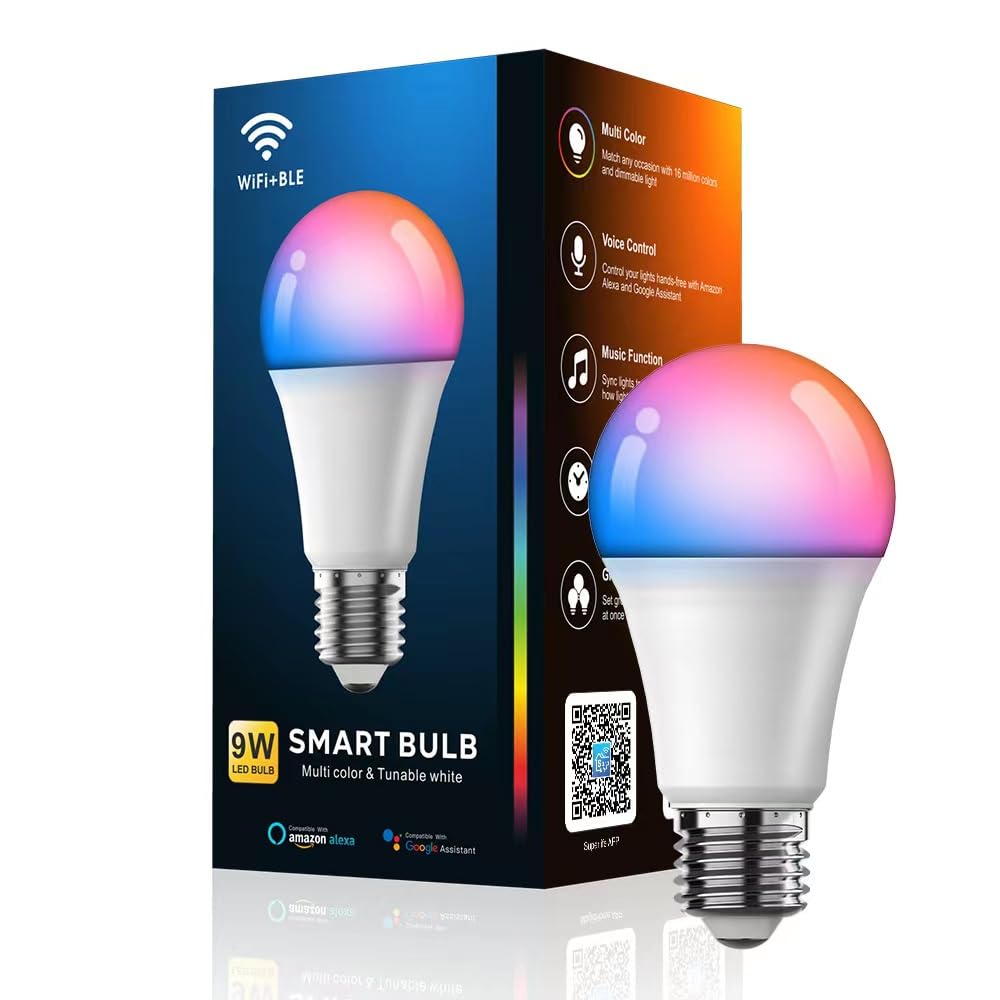 Smart Light Bulb with Alexa Compatibility