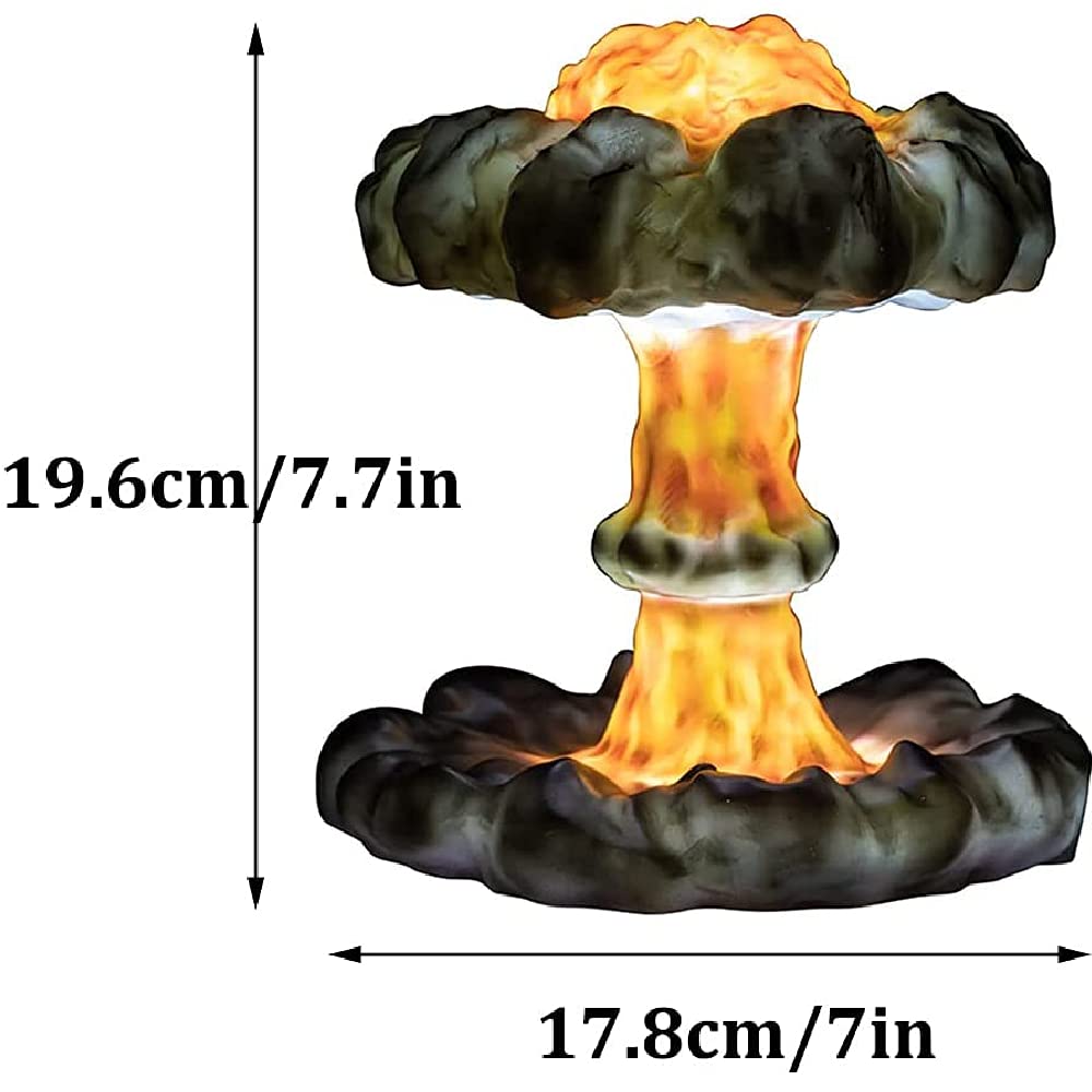 3D Mushroom Cloud Explosion Lamp