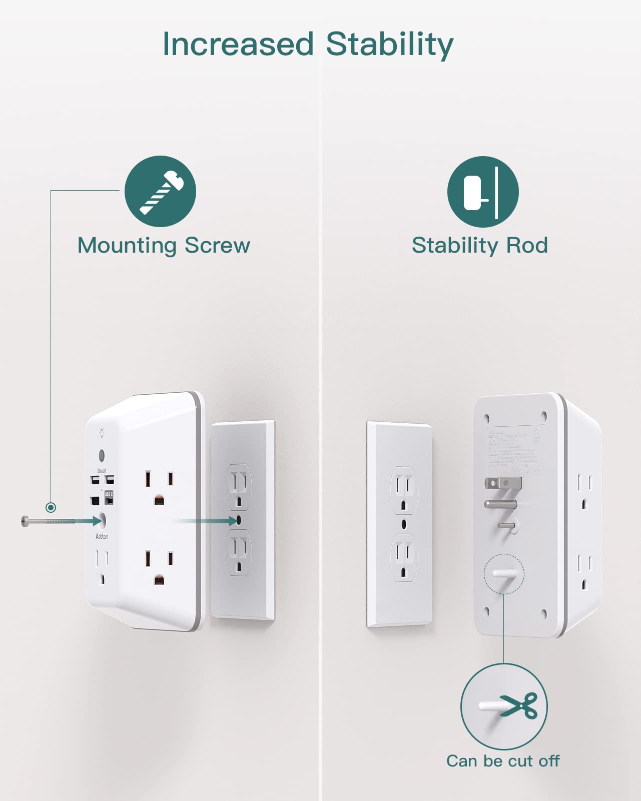 Surge Protector with Night Light