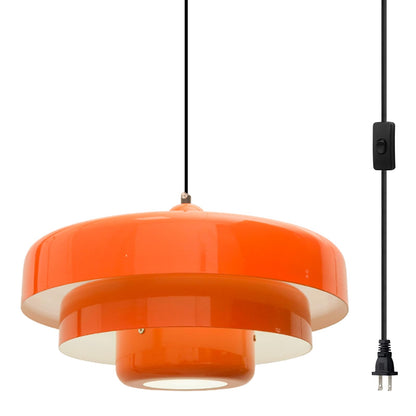 Mid Century Modern Plug-in Pendant Light