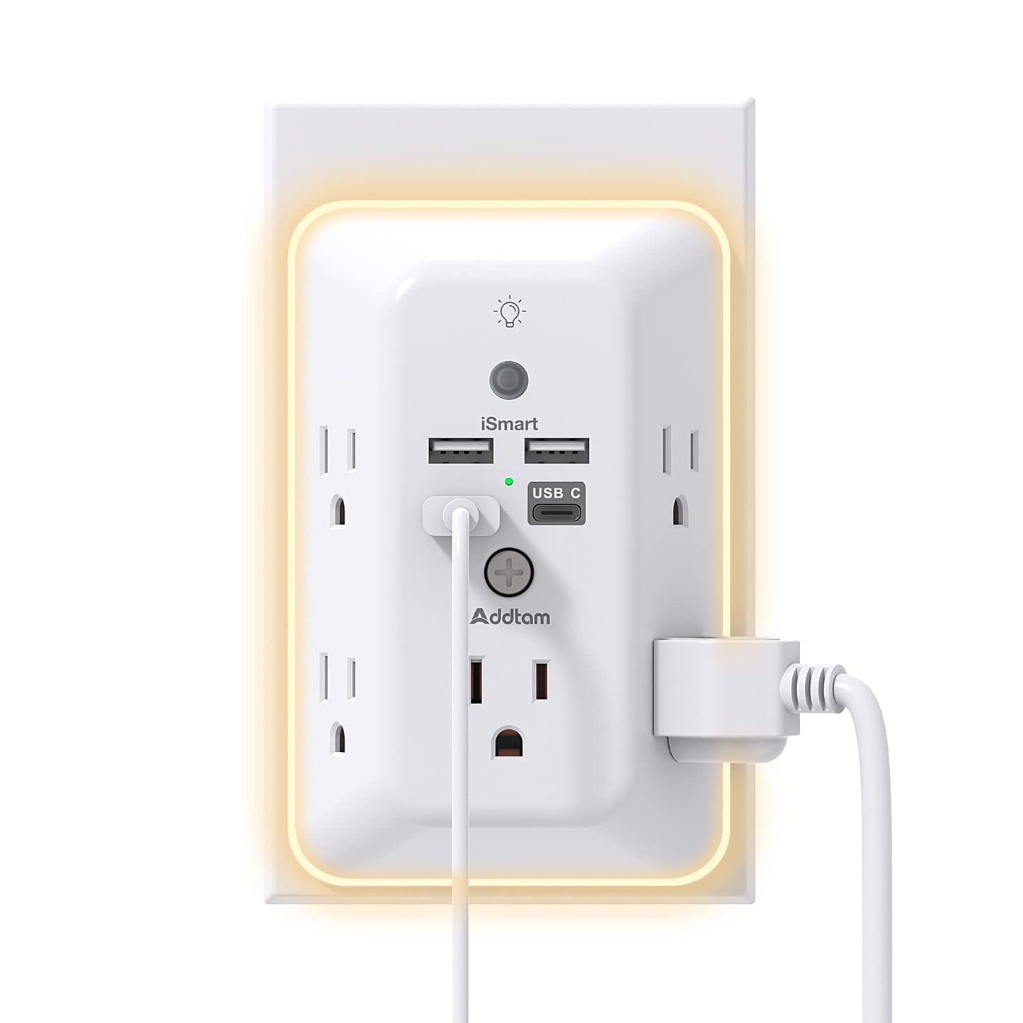 Surge Protector with Night Light