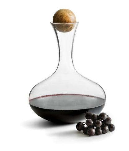 Wine Carafe with Oak Stopper