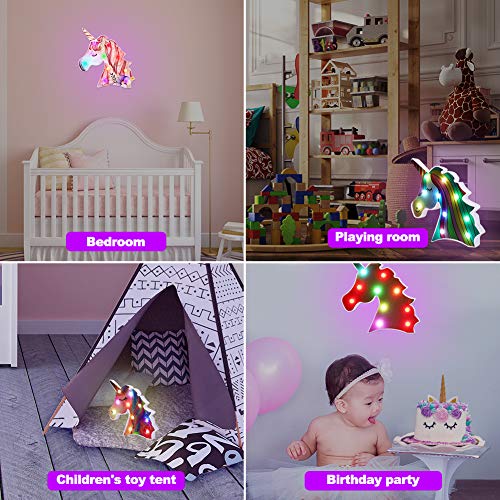 Colorful Unicorn Night Light