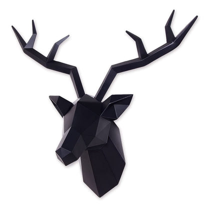 Black Deer Antlers Wall Decor