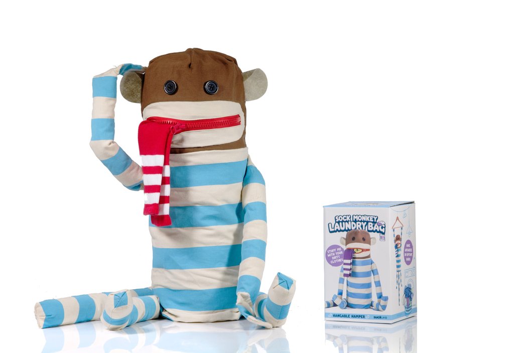 Sock Monkey Laundry Bag