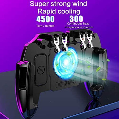 Mobile Game Controller with Cooling Fan