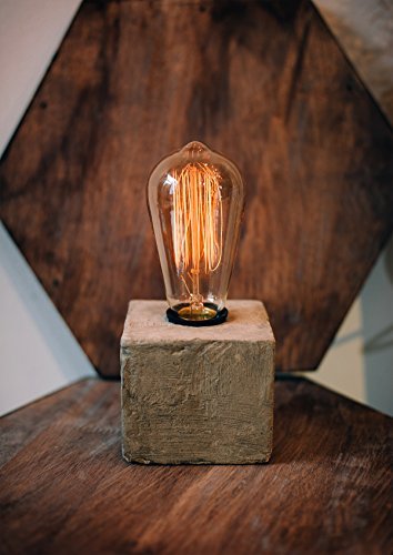 Vintage Industrial Table Lamp - Free Bulb Included