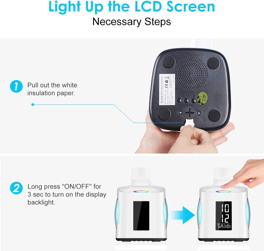 Study Desk Lamp with USB Charging Port and Night Light