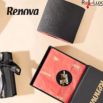 Renova Black & Red Toilet Paper - Luxury Edition