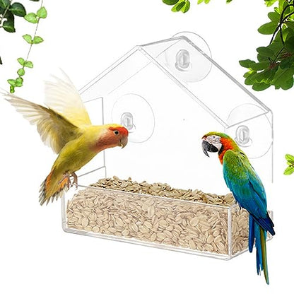 Window Bird Feeder with Suction Cups