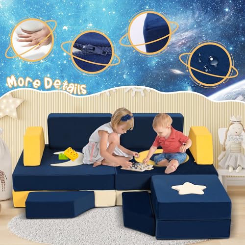 Modular Kids Play Couch - Universe Theme