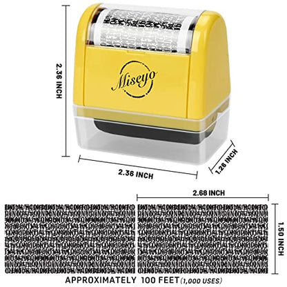 Identity Theft Protection Roller Stamp Set