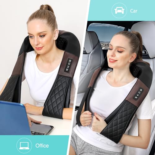 Neck Massager, Shiatsu Back Neck and Shoulder Massager with Heat