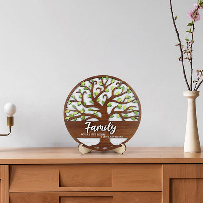 Personalized 3D Family Tree Decor