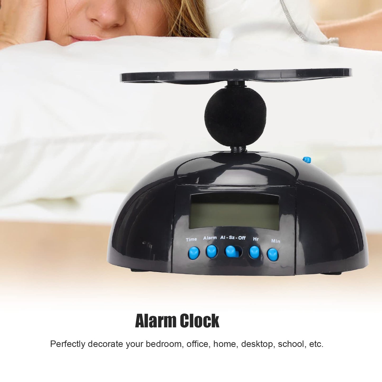 Flying Alarm Clock - Helicopter Propeller Clock