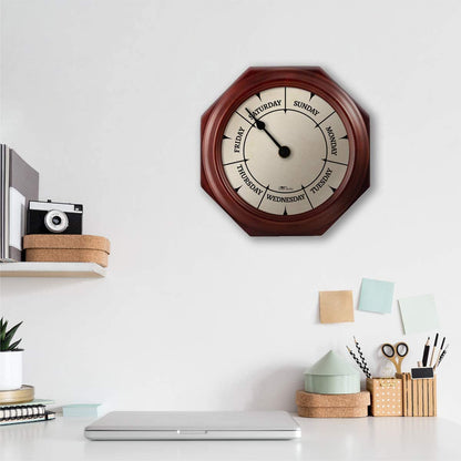 Classic Day of The Week Wall Clock