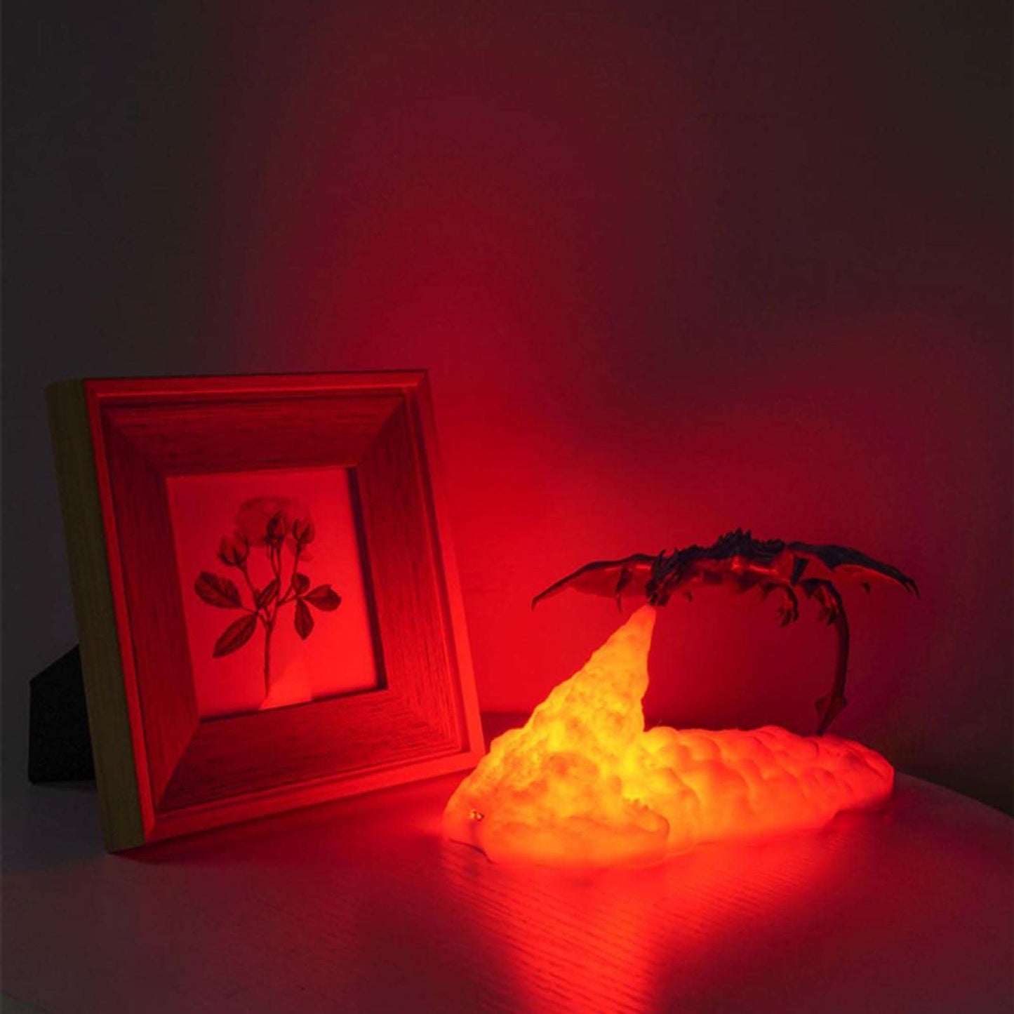 3D Printed Fire Dragon Lamp