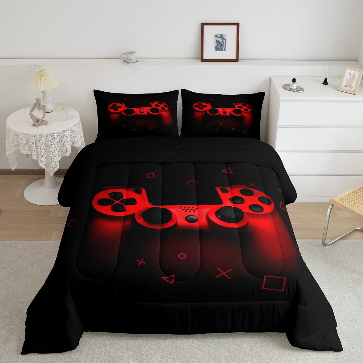 Gamer Comforter Set Twin Size