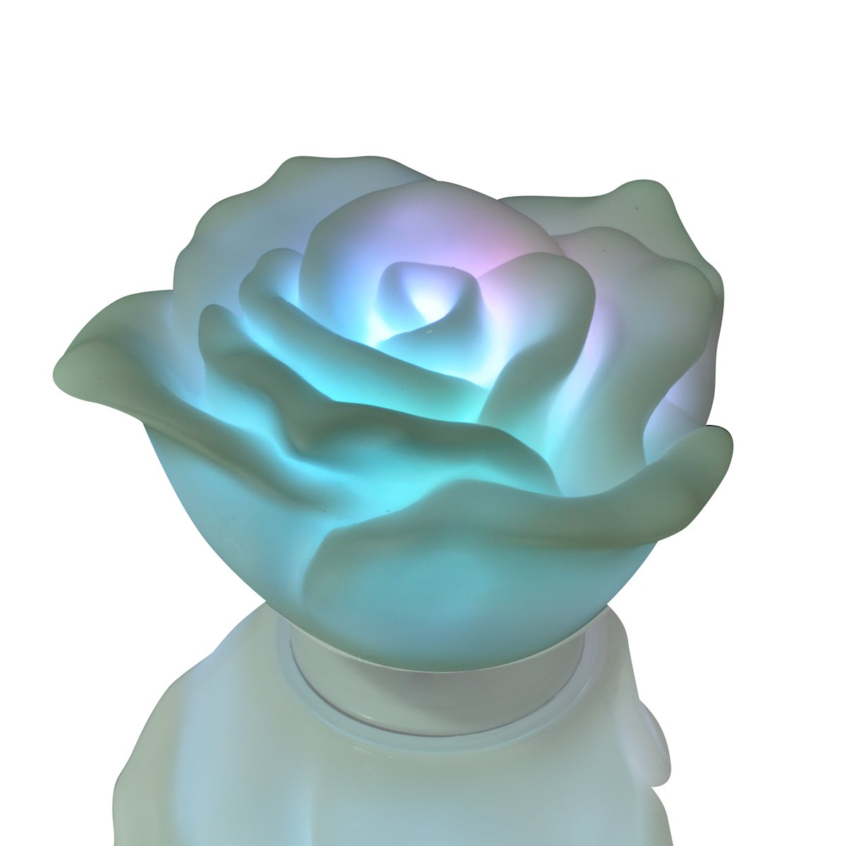 Floating Deco Roses with Color Change LEDs - Set of 12