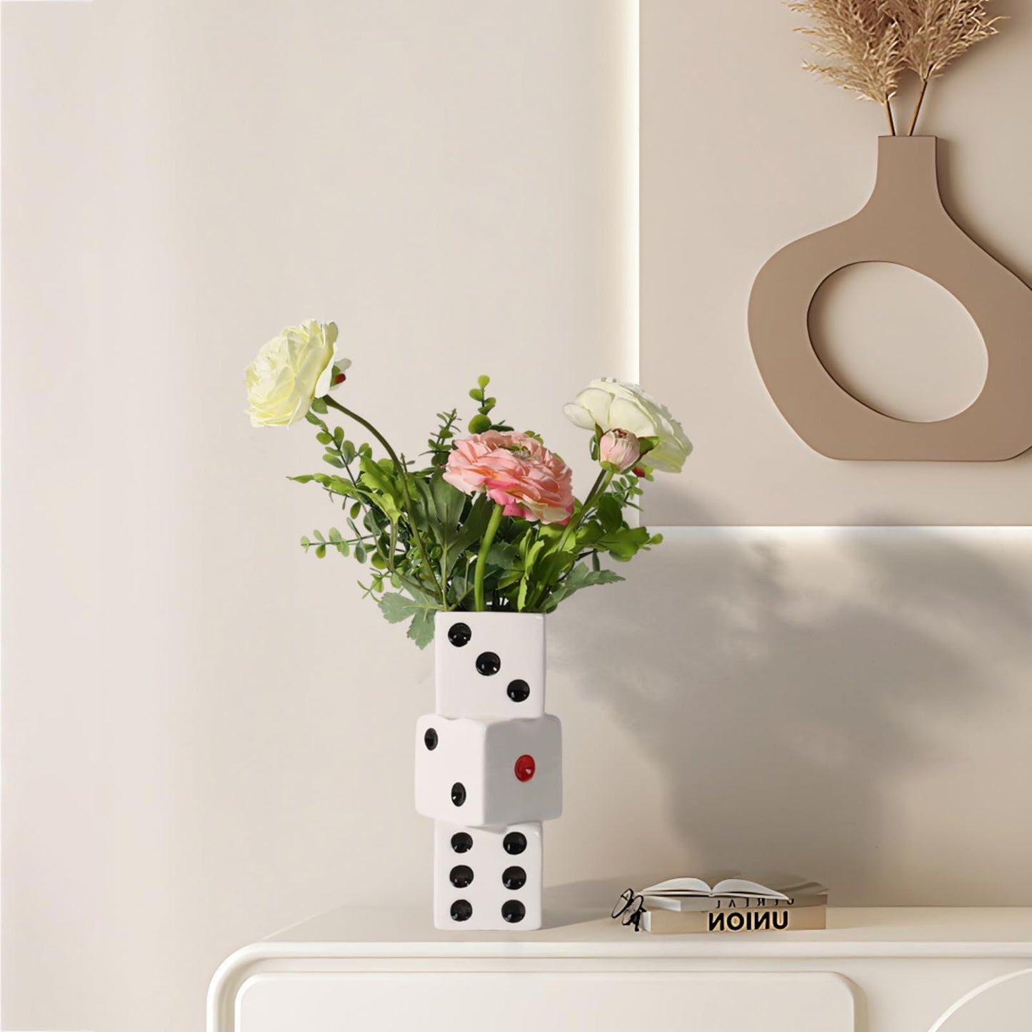 Dice Ceramic Vase