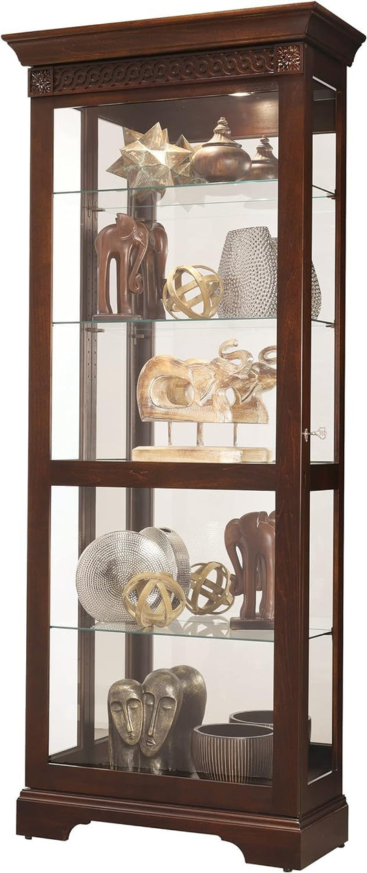 Blue Grass Curio Cabinet - Brown