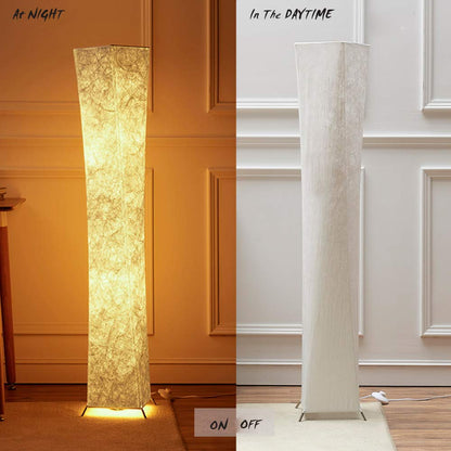 LED Floor Lamp with Fabric Shade