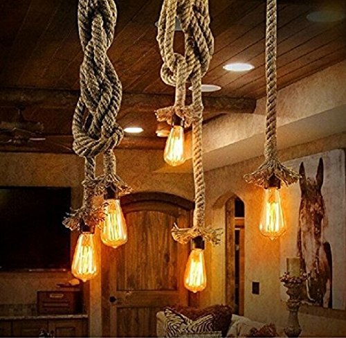 Retro Hemp Rope Lights