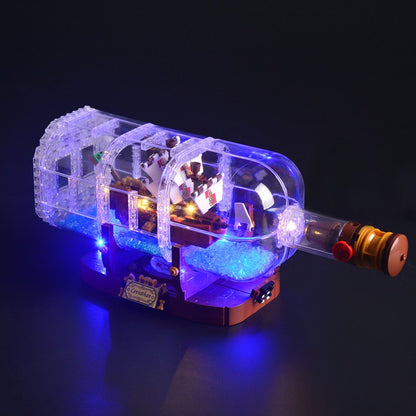 LED Light Kit for Ship in a Bottle Model