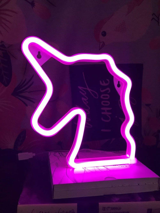 Neon Unicorn Night Light