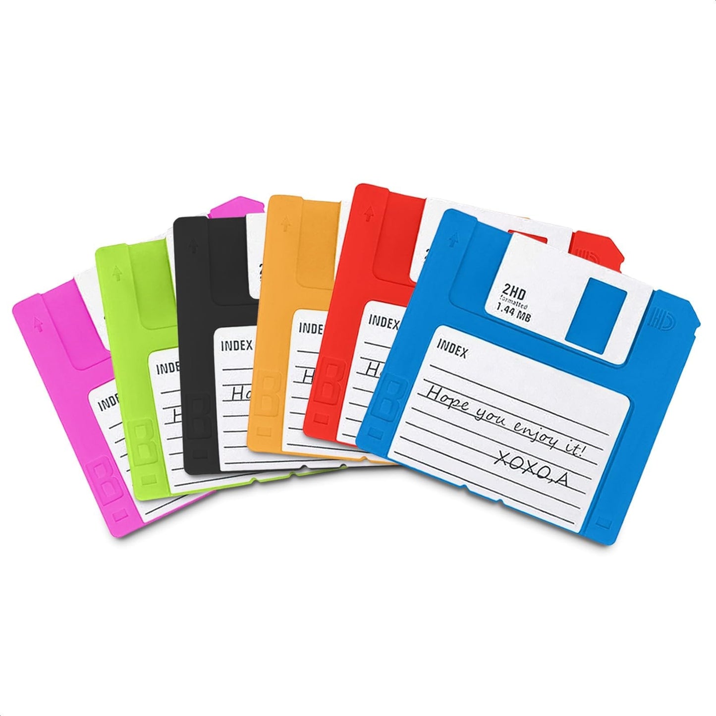 Floppy Disk Coasters - Set of 6