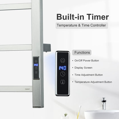 Towel Warmer with Built-in Timer