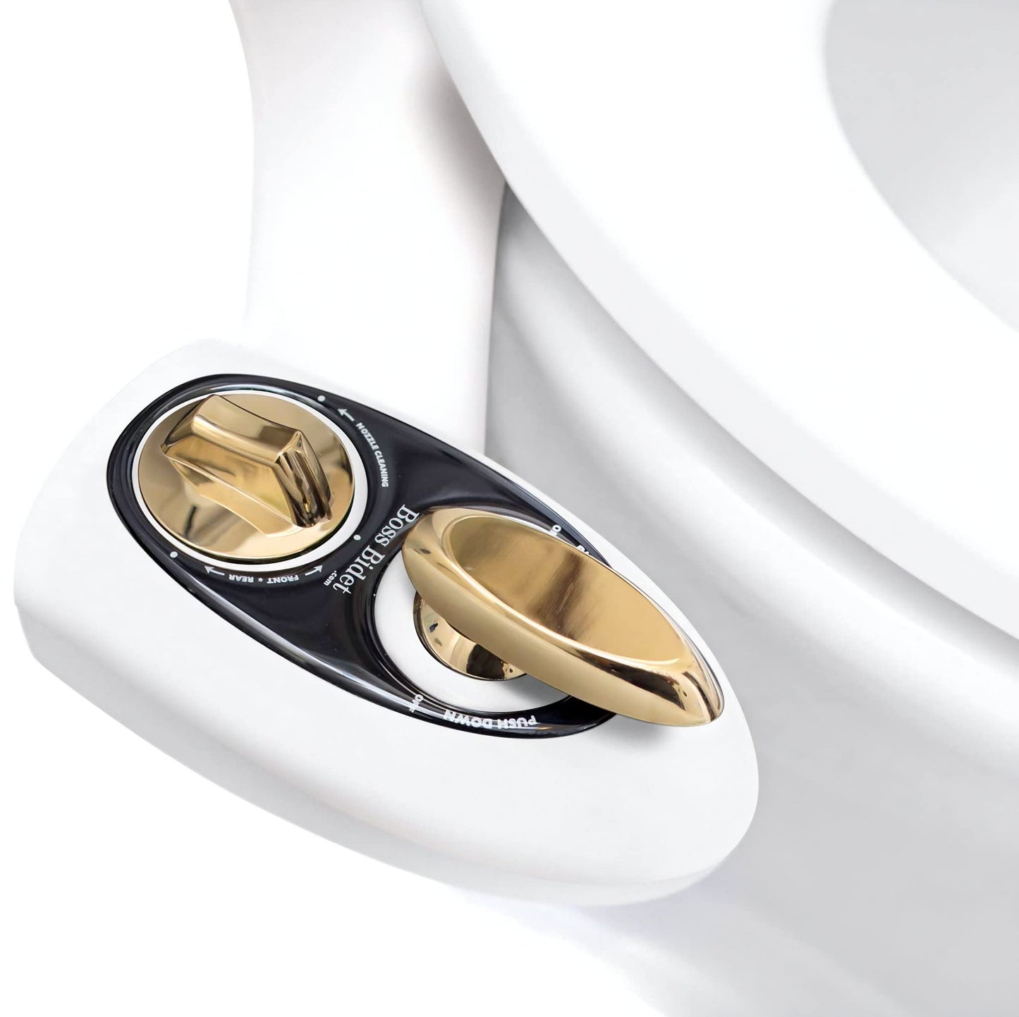 Bold White Gold Bidet Attachment