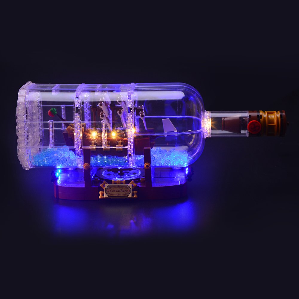 LED Light Kit for Ship in a Bottle Model