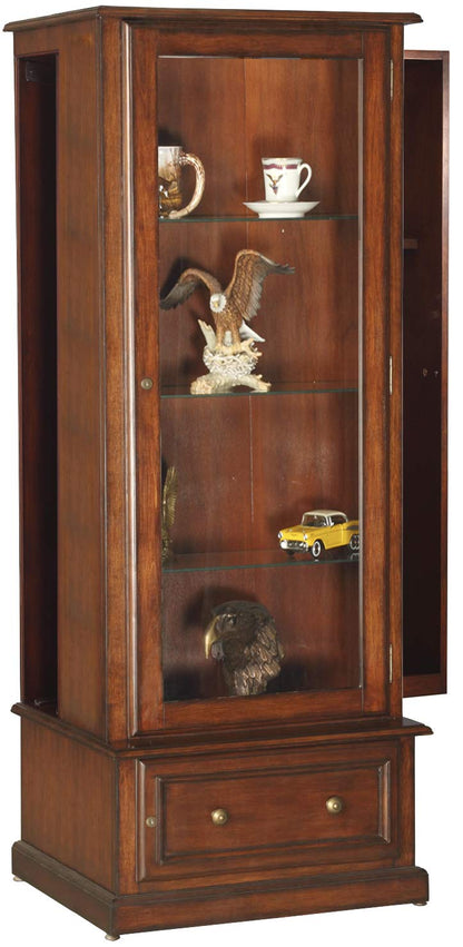 Gun and Curio Slider Cabinet