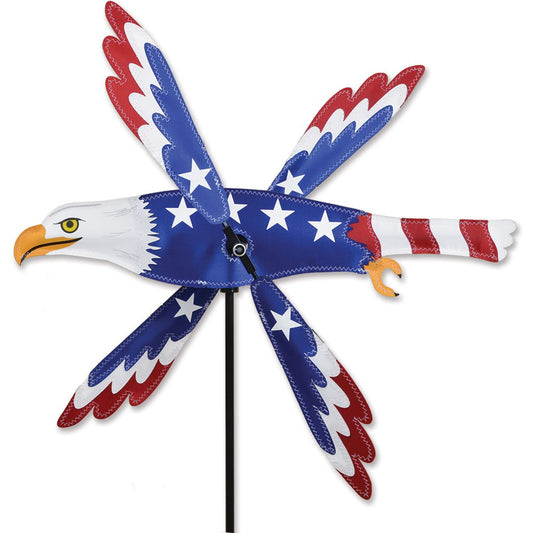 Patriotic Eagle Spinner - 18 Inch Wind Spinner