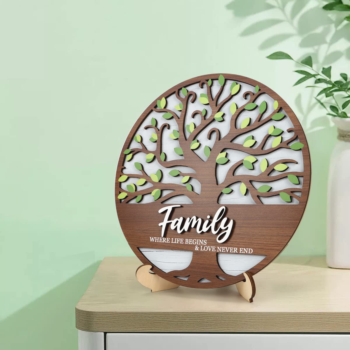 Personalized 3D Family Tree Decor