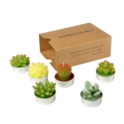 Cactus Tealight Candles