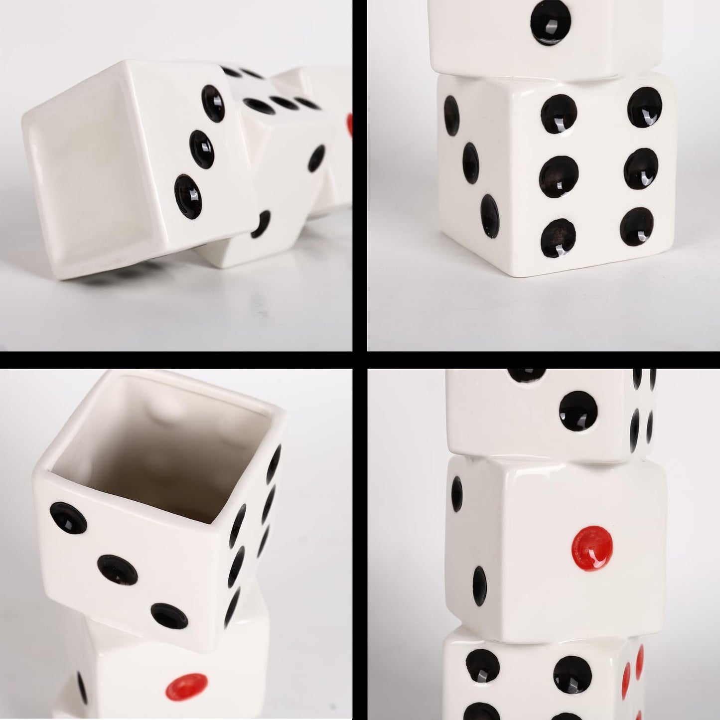 Dice Ceramic Vase