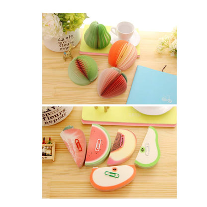 3D Fruit Shaped Sticky Notes