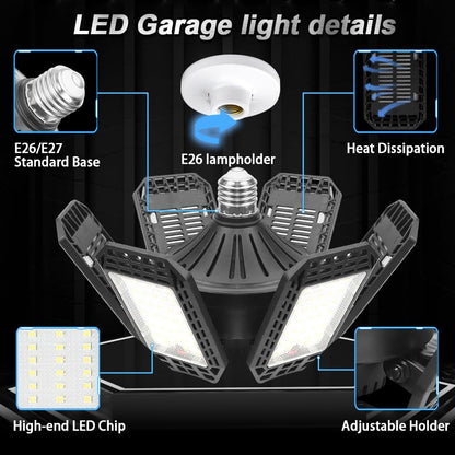 Deformable Ultra-Bright Garage Light