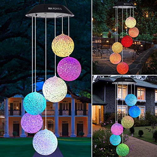 Solar Wind Chime Lights